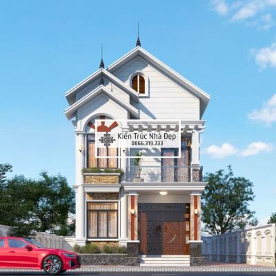 Nhà 2 tầng mái Thái 7x16m 4 phòng ngủ đẹp sang trọng